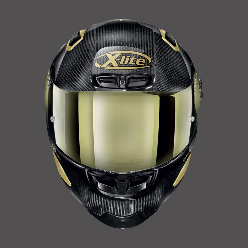 Nolan Full Face Helmet X-lite X-803 Rs Ultra Carbon Golden Edition ...