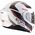 Scorpion / スコーピオン Exo モジュラーヘルメット 930 Navig ホワイト レッド | 94-368-292, sco_94-368-292_XS - Scorpion / スコーピオンヘルメット