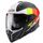 Caberg JACKAL IMOLA Full Face Helmet, MATT BLACK/MULTI FLUO/WHITE | C2ND00I1, cab_C2ND00I1XL - Caberg / カバーグヘルメット