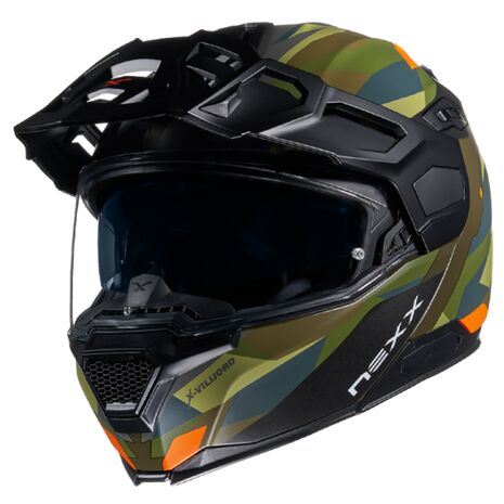NEXX / ネックス モジュラー ヘルメット Adventure X.VILIJORD Taiga Green Orange Matt | 01XVJ16328005, nexx_01XVJ16328005-L - Nexx / ネックス ヘルメット