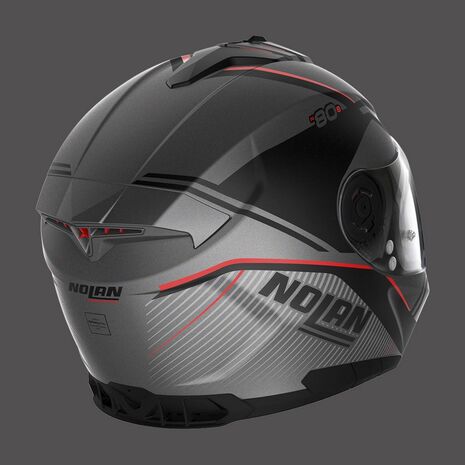Nolan / ノーラン フルフェイスヘルメット N80 8 Astute N-com レッドラバグレイマット | N88000529024, nol_N880005290245 - Nolan / ノーラン & エックスライトヘルメット