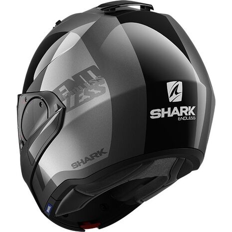 Shark / シャーク モジュラーヘルメット EVO ES ENDLESS アンスラサイト ブラック アンスラサイト/AKA | HE9806AKA, sh_HE9806EAKAXS - SHARK / シャークヘルメット