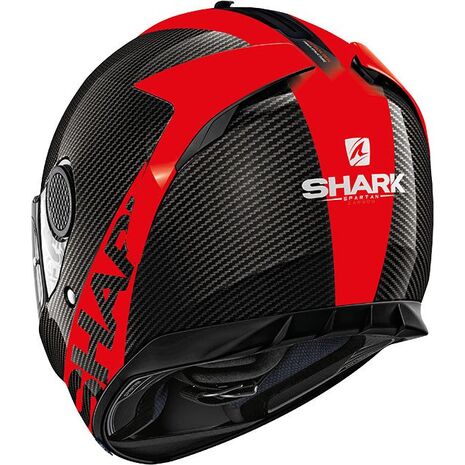 Shark / シャーク フルフェイスヘルメット SPARTAN CARB 1.2 SKIN カーボン レッド レッド/DRR | HE3400DRR, sh_HE3400EDRRXXL - SHARK / シャークヘルメット