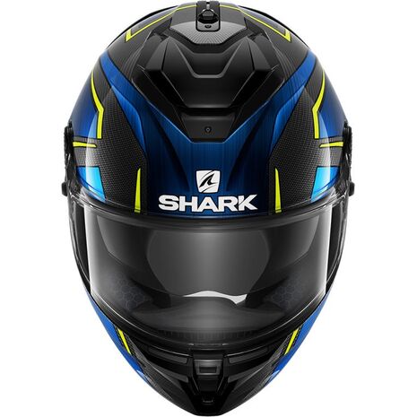 Shark / シャーク フルフェイスヘルメット SPARTAN GT カーボン KROMIUM カーボン クロームブルー/DUB | HE7008DUB, sh_HE7008EDUBXXL - SHARK / シャークヘルメット