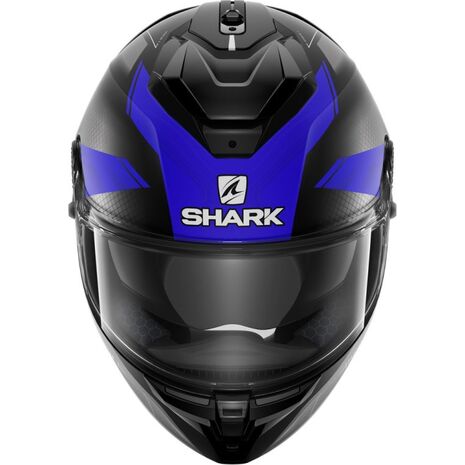 Shark / シャーク フルフェイスヘルメット SPARTAN GT BCL. MICR. ELGEN Mat ブラック アンスラサイト ブルー/KAB | HE7067KAB, sh_HE7067EKABXXL - SHARK / シャークヘルメット