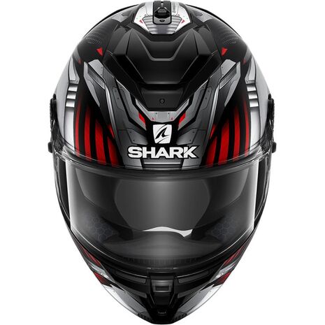 Shark / シャーク フルフェイスヘルメット SPARTAN GT BCL. MICR. REPLIKAN MAT ブラック クローム シルバー/KUS | HE7069KUS, sh_HE7069EKUSXXL - SHARK / シャークヘルメット