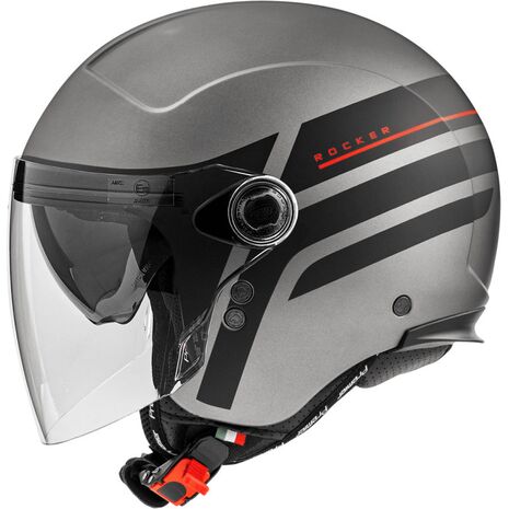 Premier / プレミア オープンフェイス ヘルメット 22 ROCKER VISOR ON 17 BM | APJETROCPOLVO7, pre_APJETROCPOLVO700XL - Premier / プレミアヘルメット