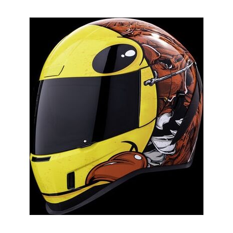 Icon Street フルフェイスヘルメット Airform Brozak MIPS 黄色, 赤, icon_0101-14942 - ICON / アイコン