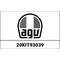 AGV / エージーブ CHEEK PADS TOURMODULAR GREY/BLACK | 20KIT93039, agv_20KIT93039 - AGV / エージーブイヘルメット