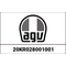 AGV / エージーブ MICRO OPENING BUTTON K1 BLACK | 20KR028001001, agv_20KR028001-001 - AGV / エージーブイヘルメット